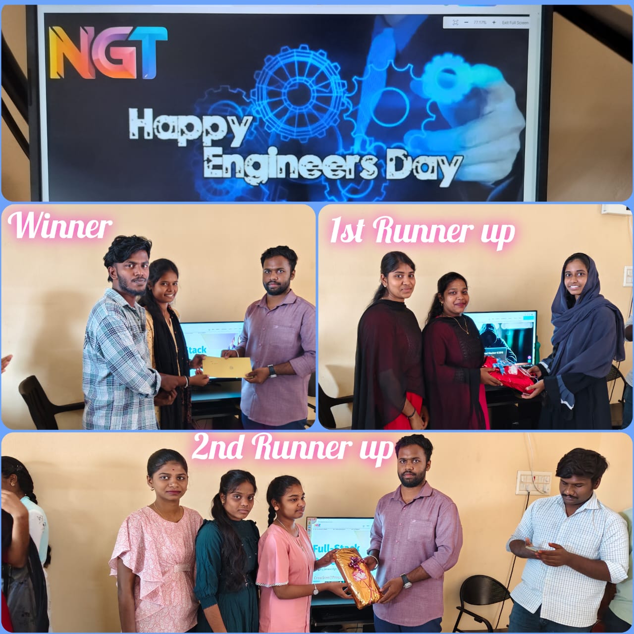 NextGen Technology Intern Students Participating in Tech Games