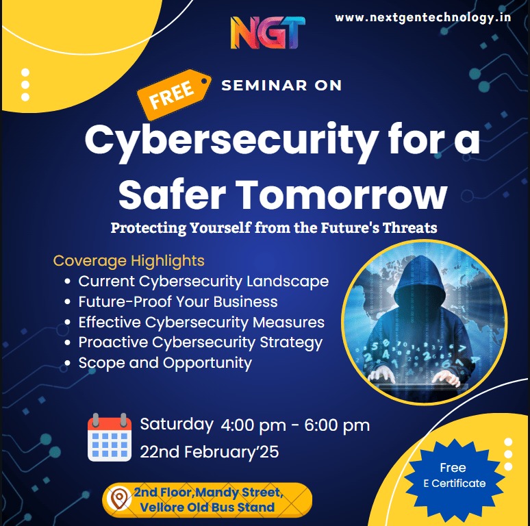 NextGen Technology Vellore Seminar Activities