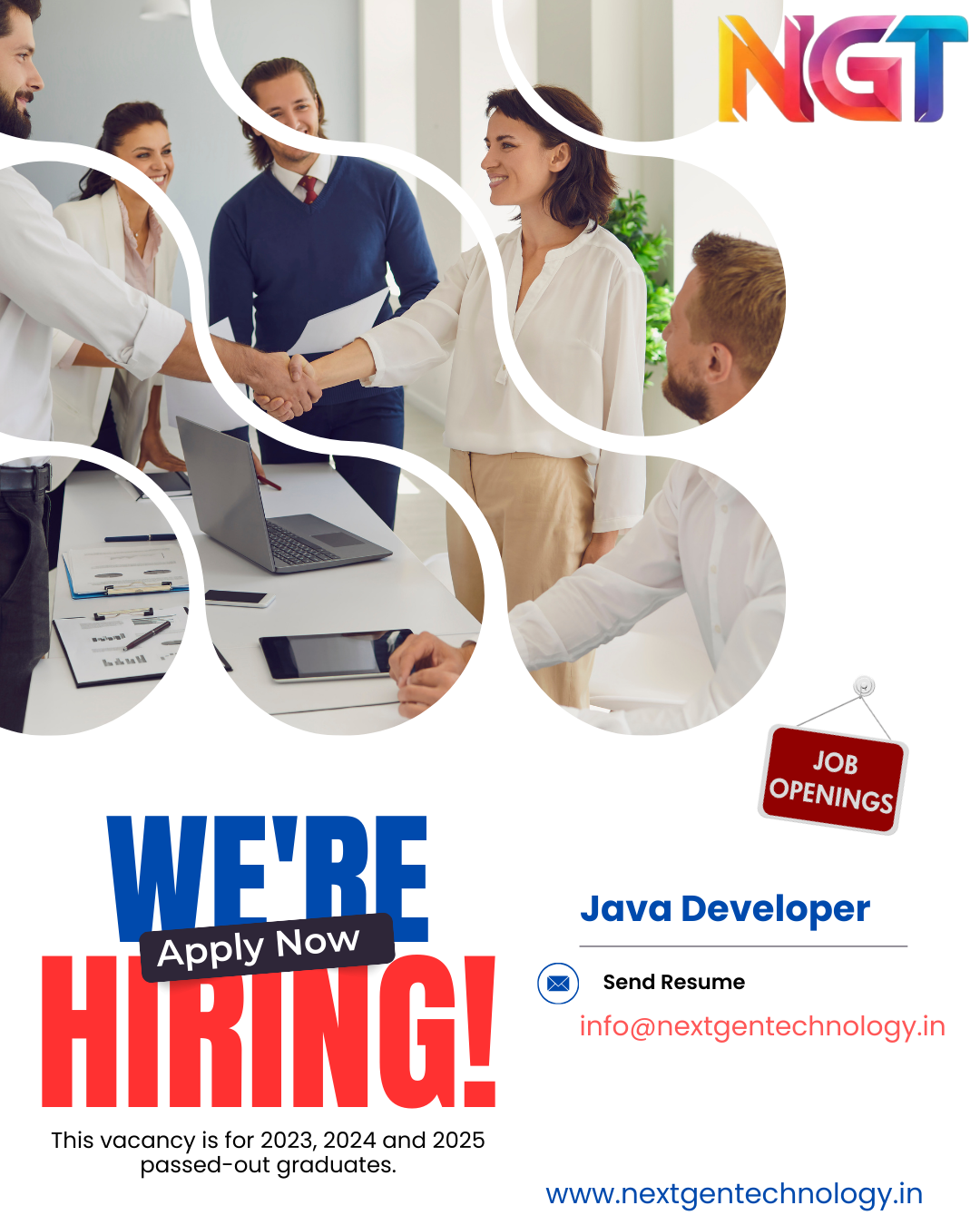 NextGen Technology Job Opening - Java Developer